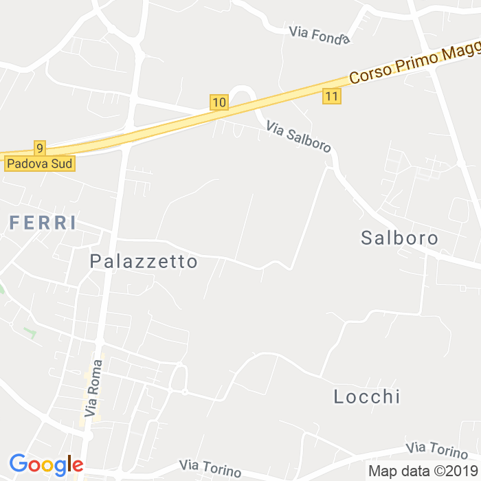 CAP di Via Bosco Papadopoli a Padova