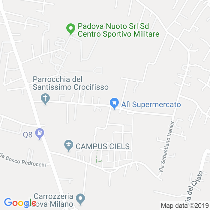 CAP di Via Del Commissario a Padova