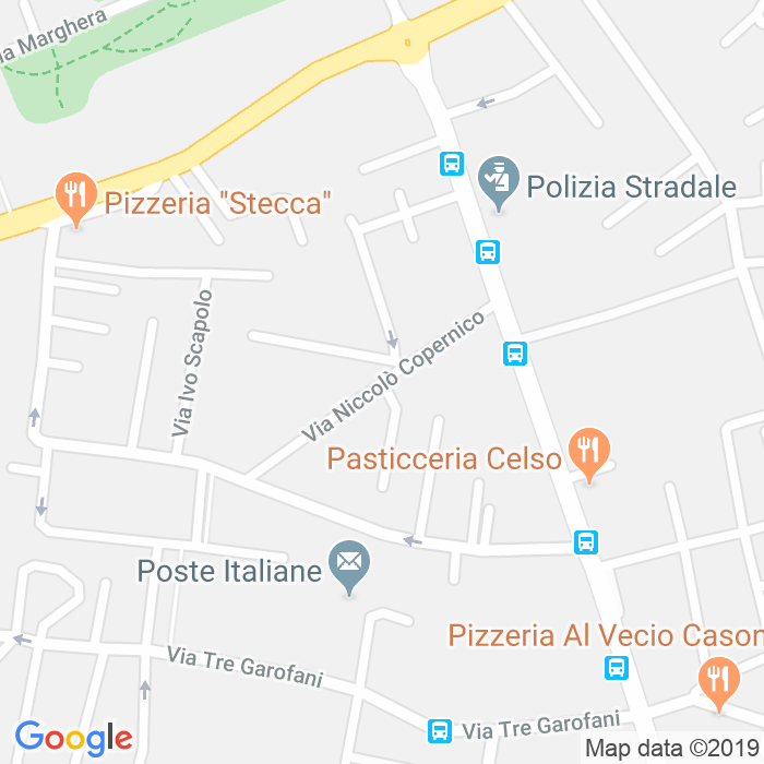 CAP di Via Nicolo'Copernico a Padova