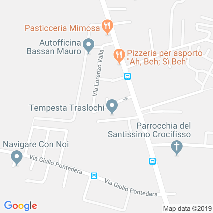 CAP di Via Scipione Gonzaga a Padova