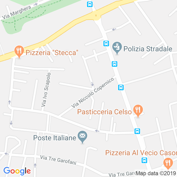 CAP di Via Uguccio De Boso a Padova