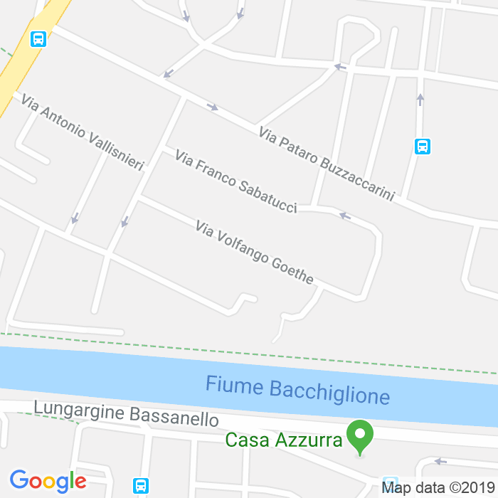 CAP di Via Volfango Goethe a Padova