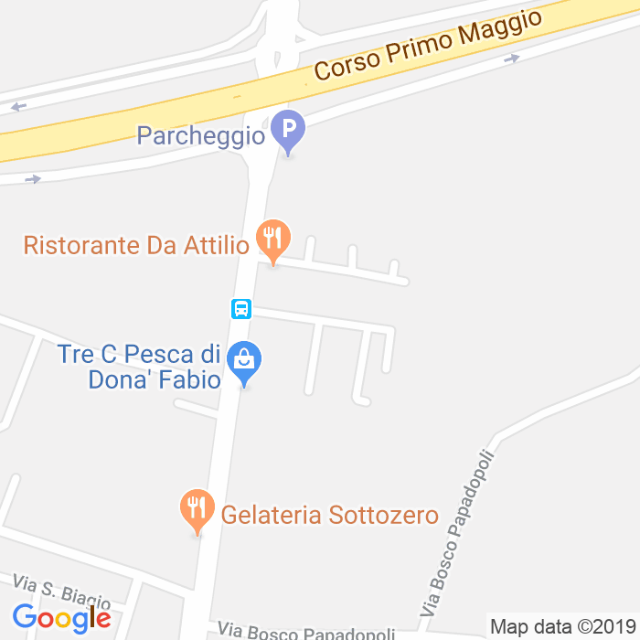 CAP di Via Carlo Porta a Padova