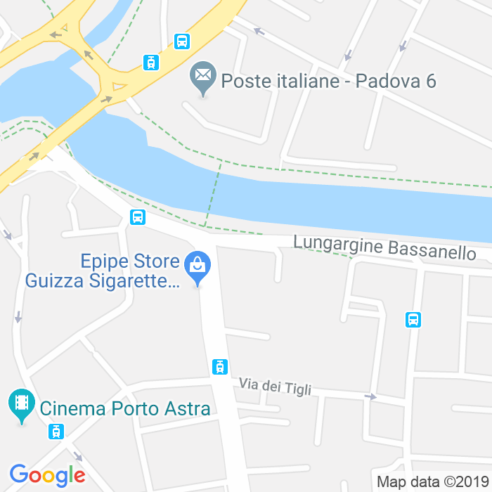 CAP di Via Gioacchino Belli a Padova