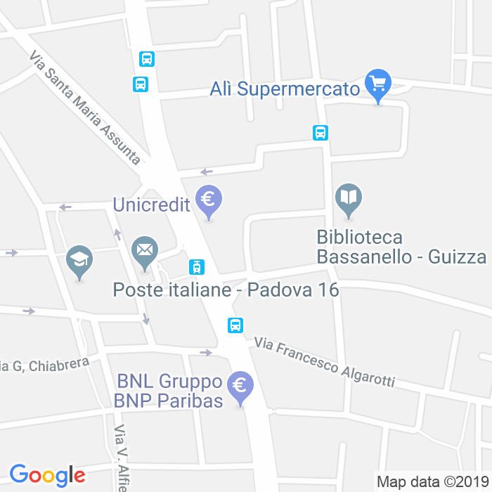 CAP di Via Luigi Capuana a Padova