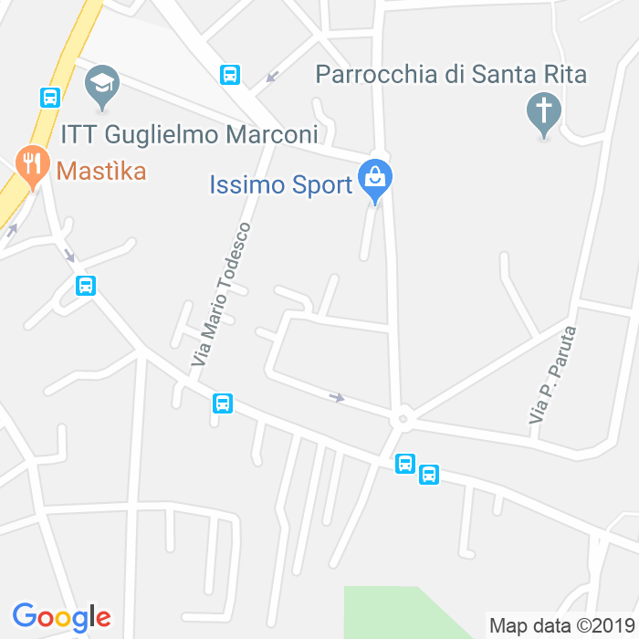 CAP di Via Ettore Romagnoli a Padova