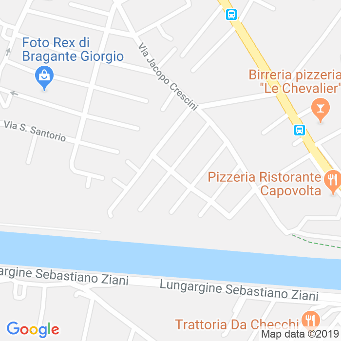 CAP di Via Vittorino Da Feltre a Padova