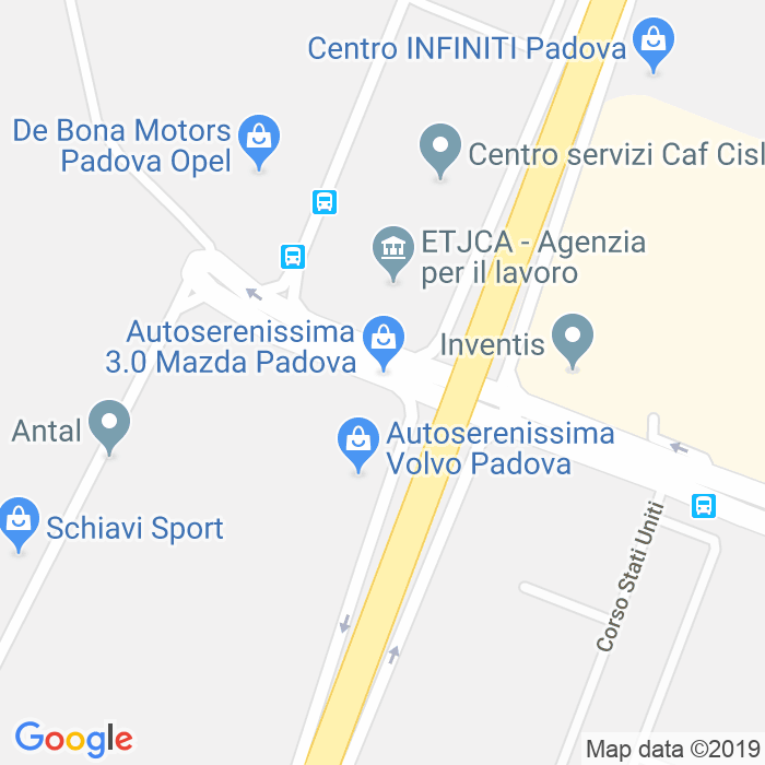 CAP di Corso Brasile a Padova