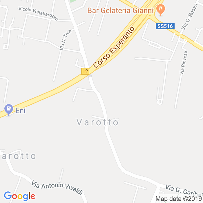 CAP di Via Antonio Da Rio a Padova