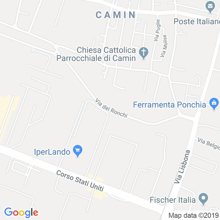 CAP di Via Dei Ronchi a Padova