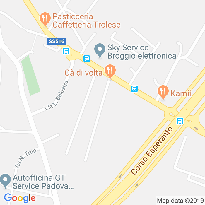 CAP di Via Francesco Morosini a Padova