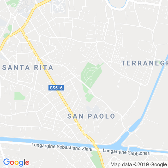 CAP di Via Giovanni Canestrini a Padova