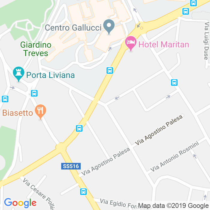 CAP di Via Gustavo Modena a Padova