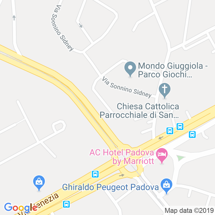 CAP di Via Agostino Depretis a Padova