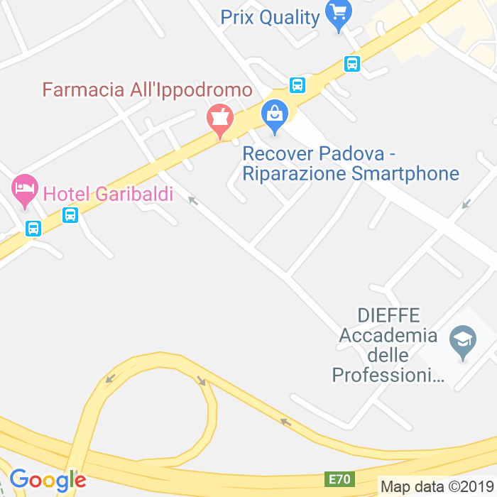 CAP di Via Beppino Smania a Padova