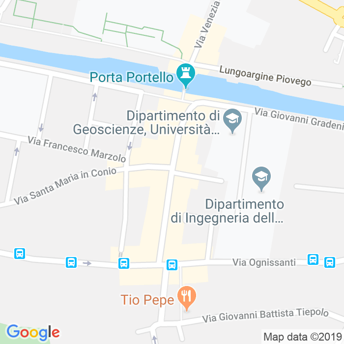 CAP di Via Del Portello a Padova