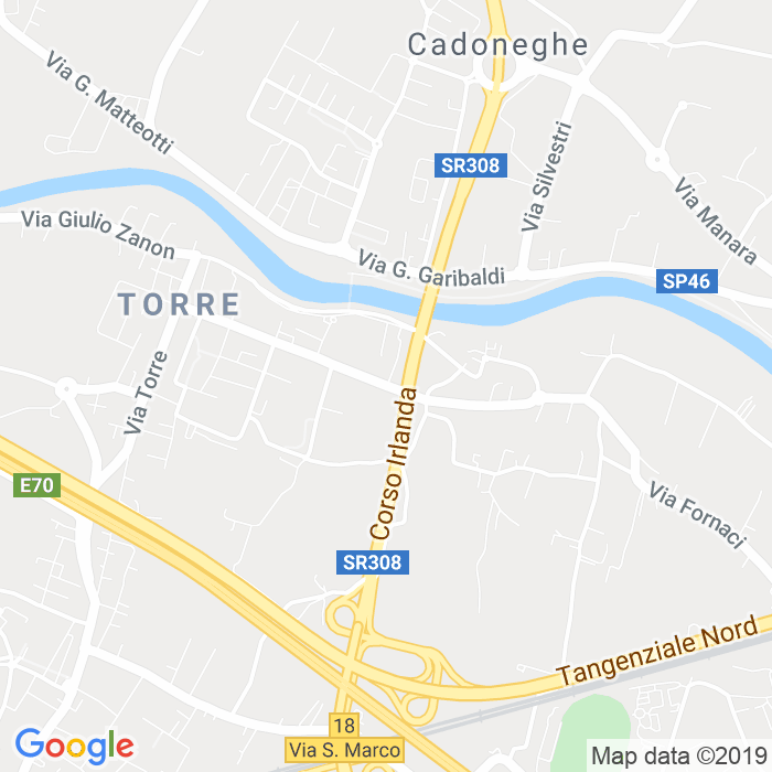 CAP di Via Madonna Del Rosario a Padova