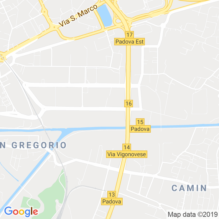CAP di Viale Della Navigazione Interna a Padova