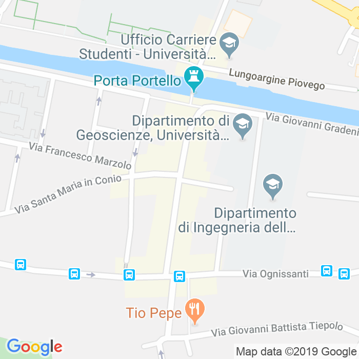 CAP di Vicolo Del Portello a Padova