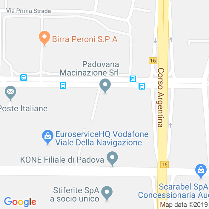 CAP di Zona Industriale Terza Strada a Padova