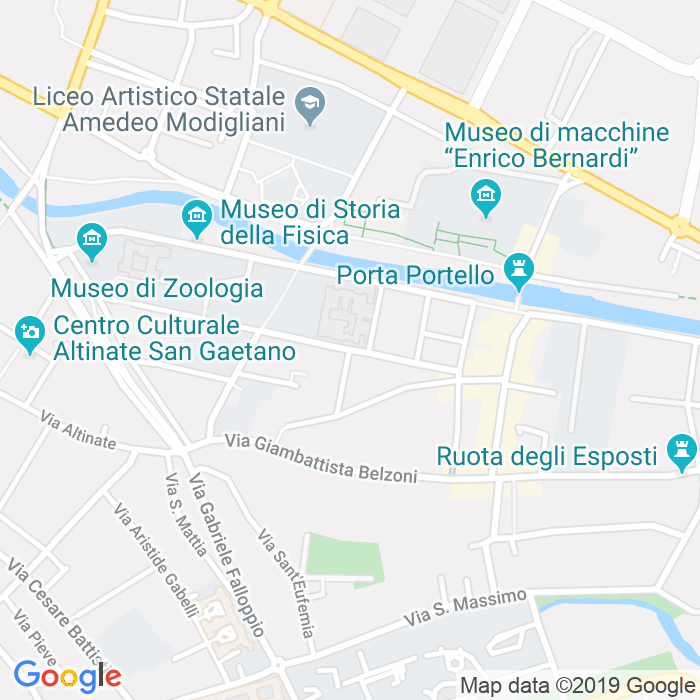 CAP di Via Francesco Marzolo a Padova