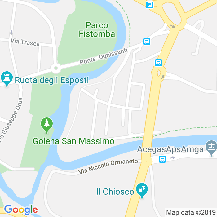 CAP di Via Giordano Offreducci a Padova