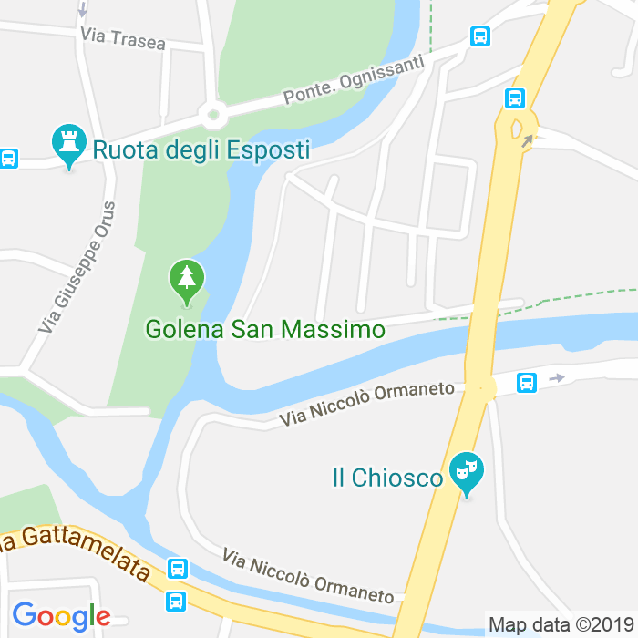 CAP di Via Luigi Pulci a Padova