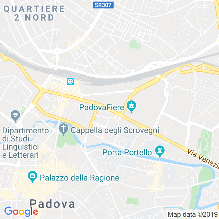 CAP di Via Niccolo'Tommaseo a Padova