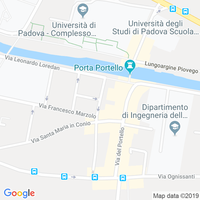 CAP di Via Tito Vanzetti a Padova
