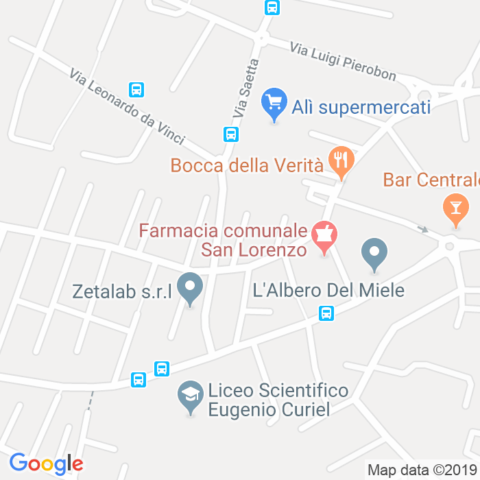 CAP di Via Andrea Brustolon a Padova