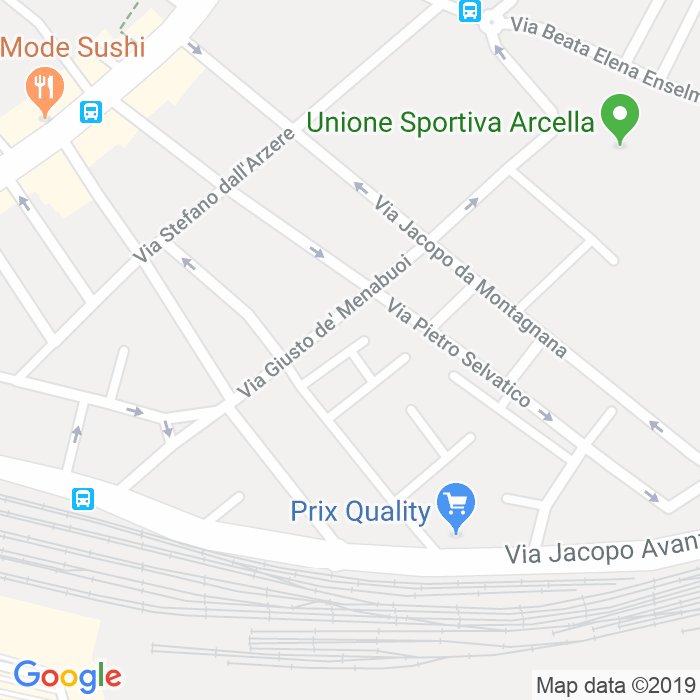 CAP di Via Antonio Smareglia a Padova