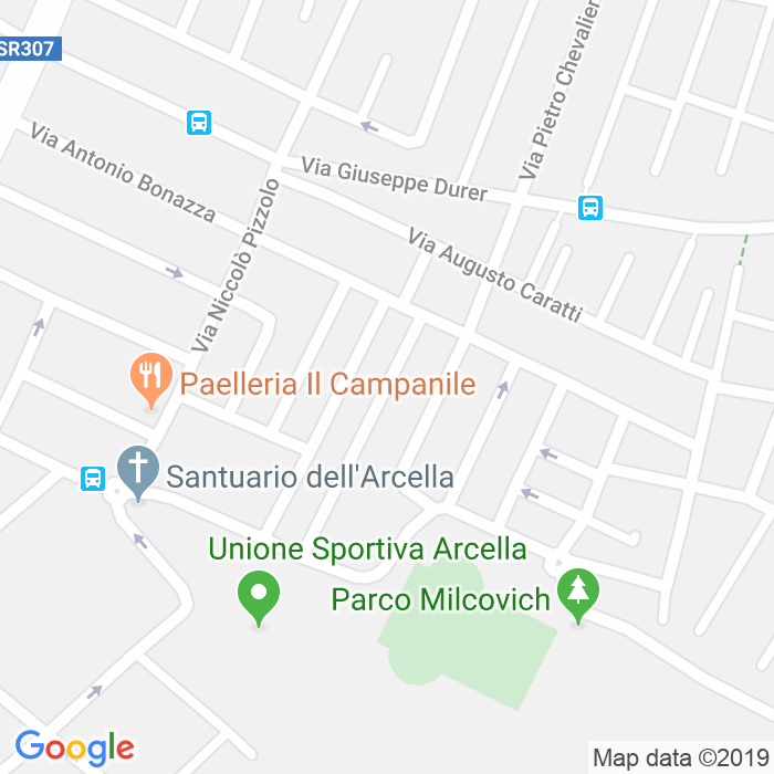 CAP di Via Antonio Vivaldi a Padova
