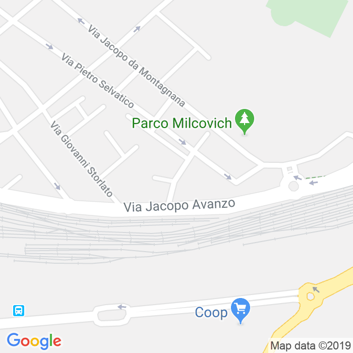 CAP di Via Bartolino Da Padova a Padova