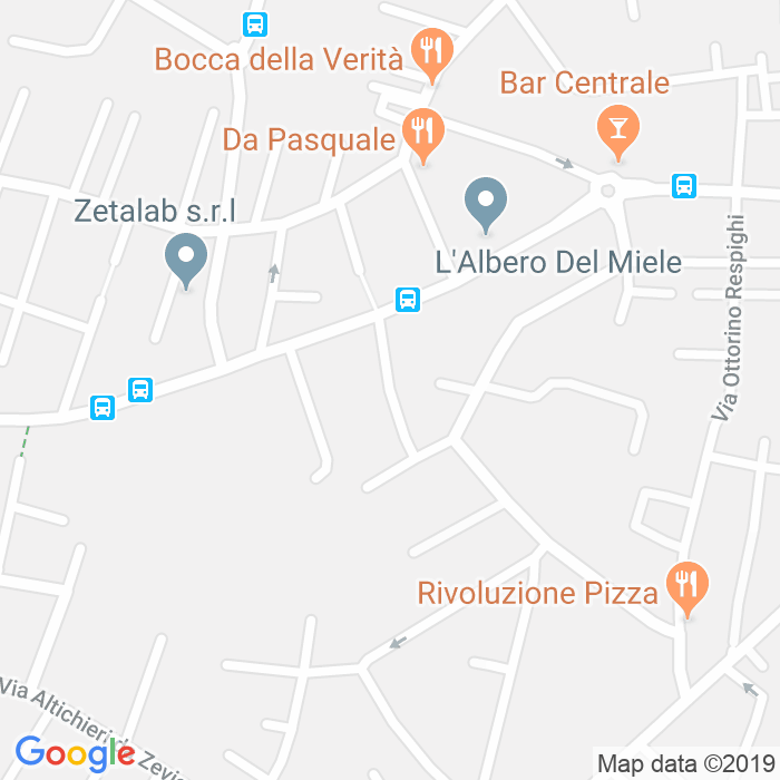 CAP di Via Carlo Maria Weber a Padova