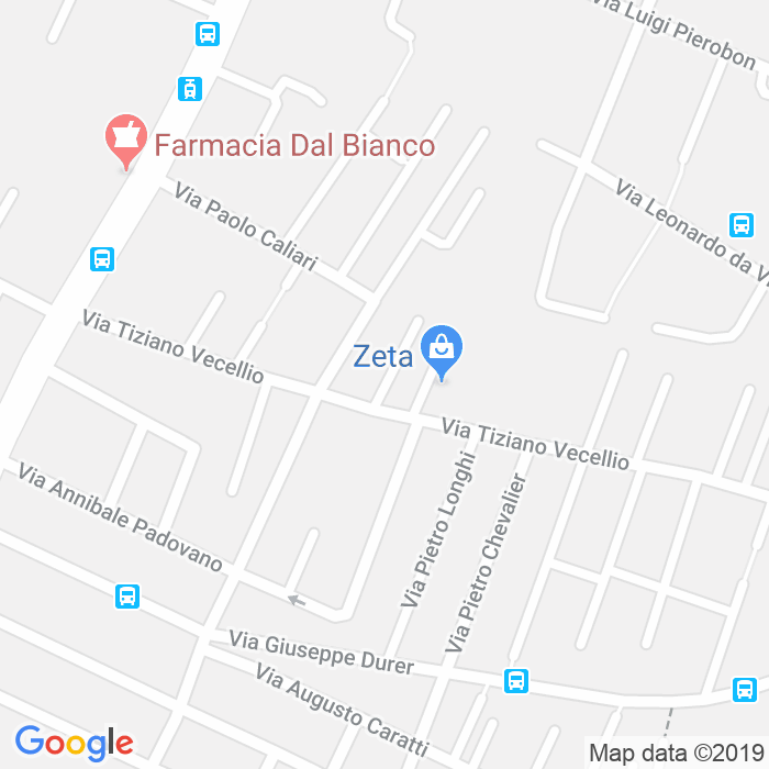 CAP di Via Dario Da Treviso a Padova