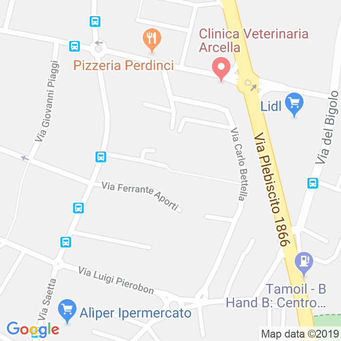 CAP di Via Ferrante Aporti a Padova