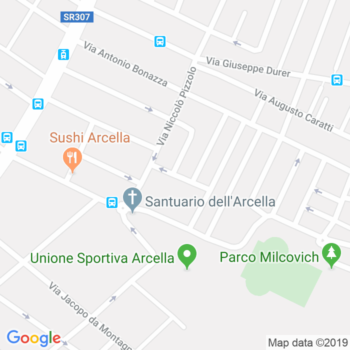 CAP di Via Francesco Antonio Vallotti a Padova