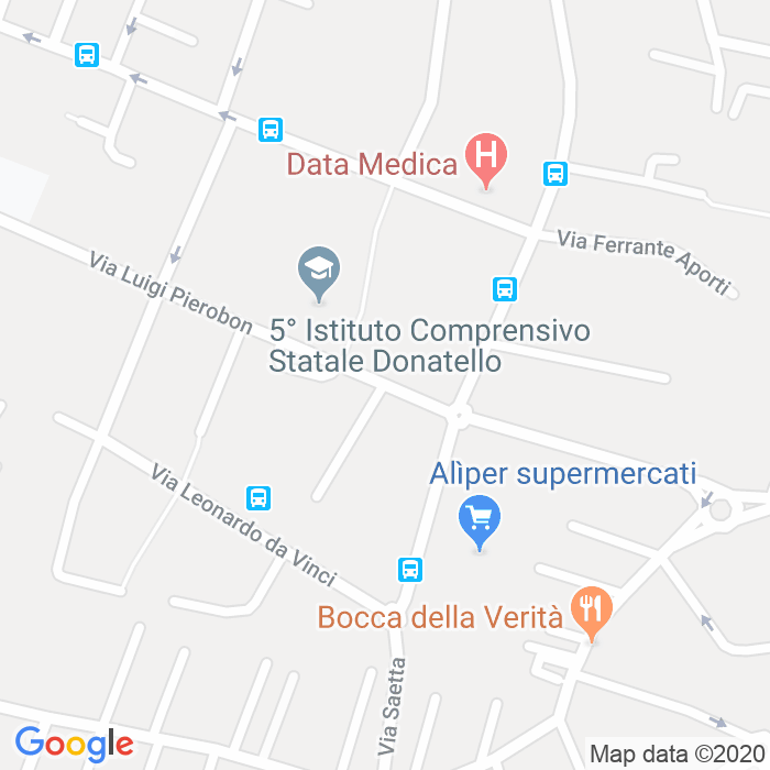 CAP di Via Francesco Cilea a Padova
