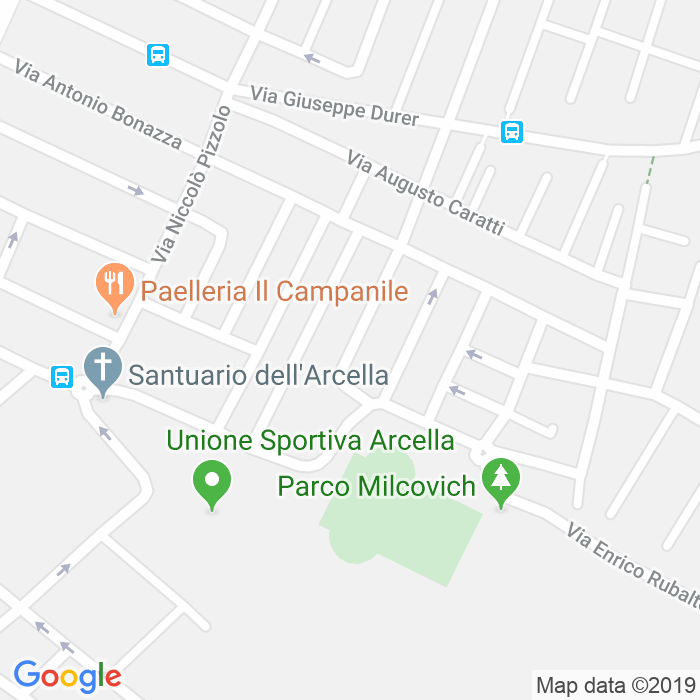 CAP di Via Giacomo Puccini a Padova