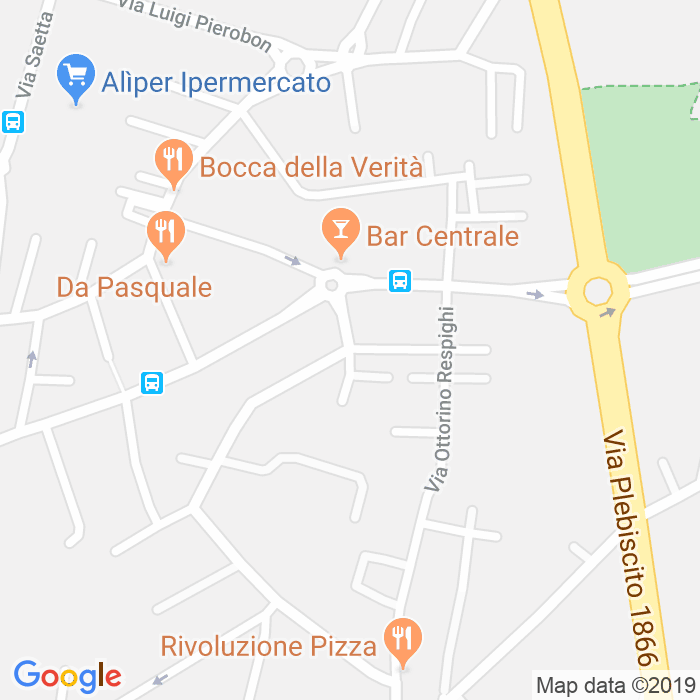 CAP di Via Giovanni Sgambati a Padova