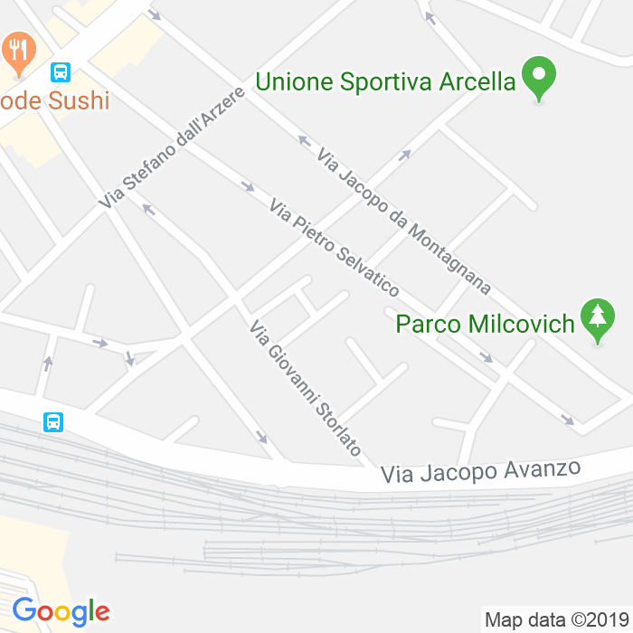 CAP di Via Ruggero Leoncavallo a Padova