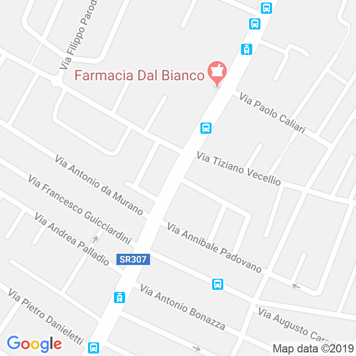 CAP di Via Luigi Boccherini a Padova