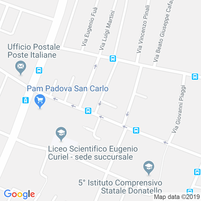 CAP di Via Marco Lando a Padova