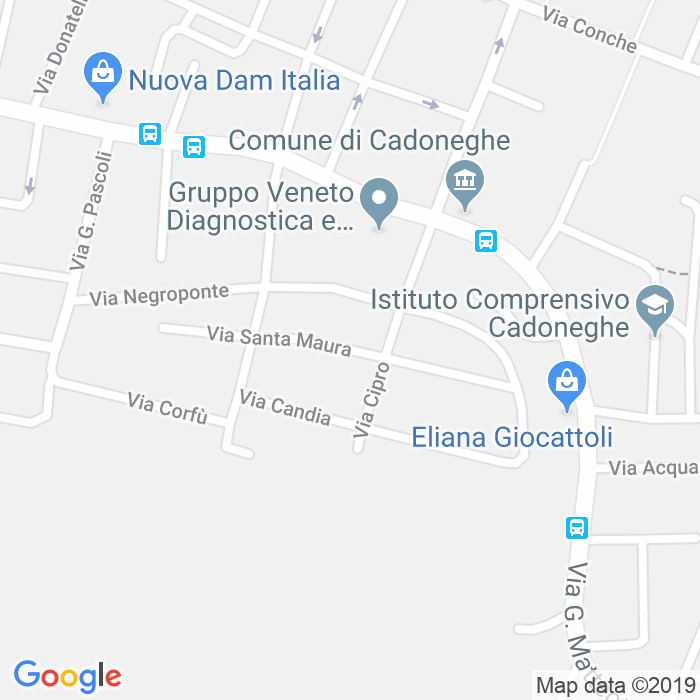 CAP di Via Santa Maura a Padova