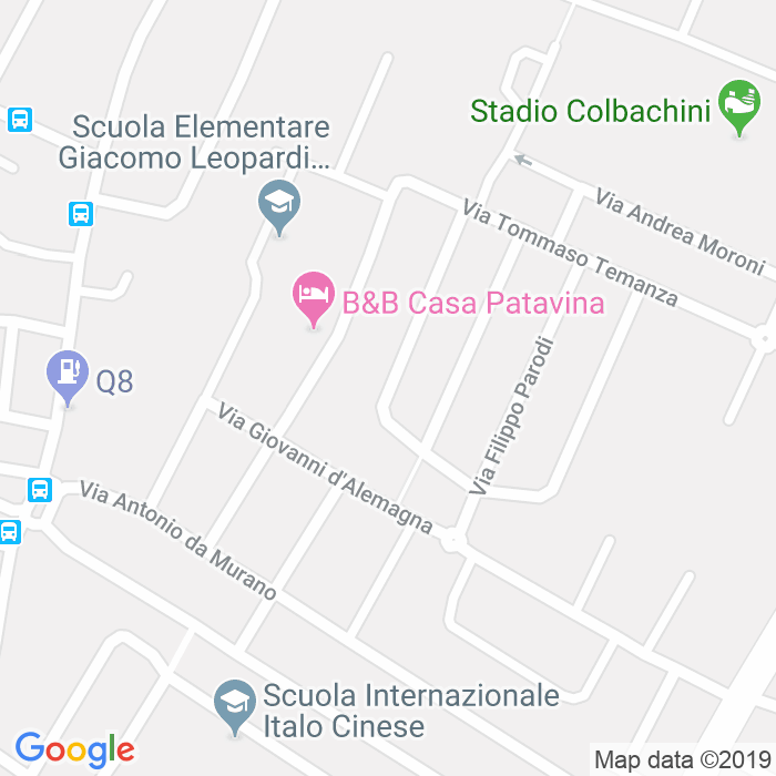 CAP di Via Enrico Chiaradia a Padova