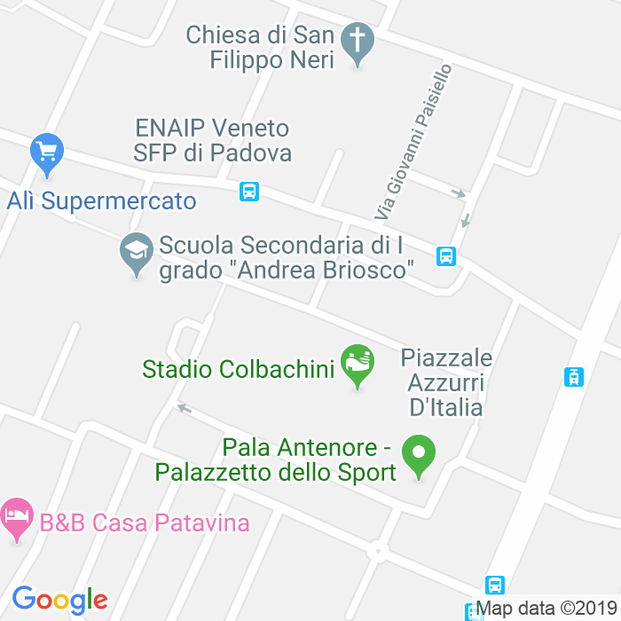 CAP di Via Filippo Lippi a Padova