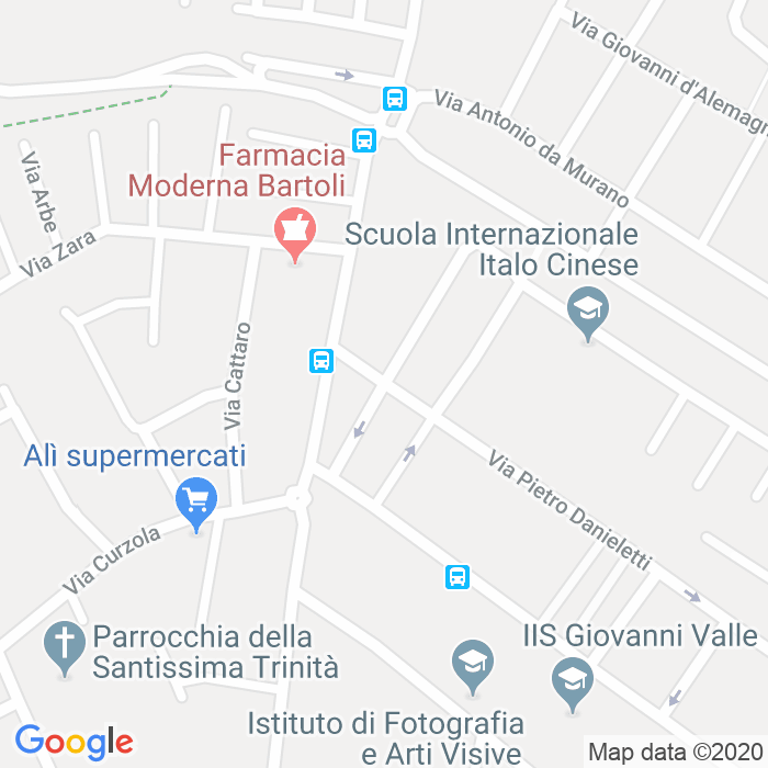CAP di Via Francesco Apollodoro a Padova