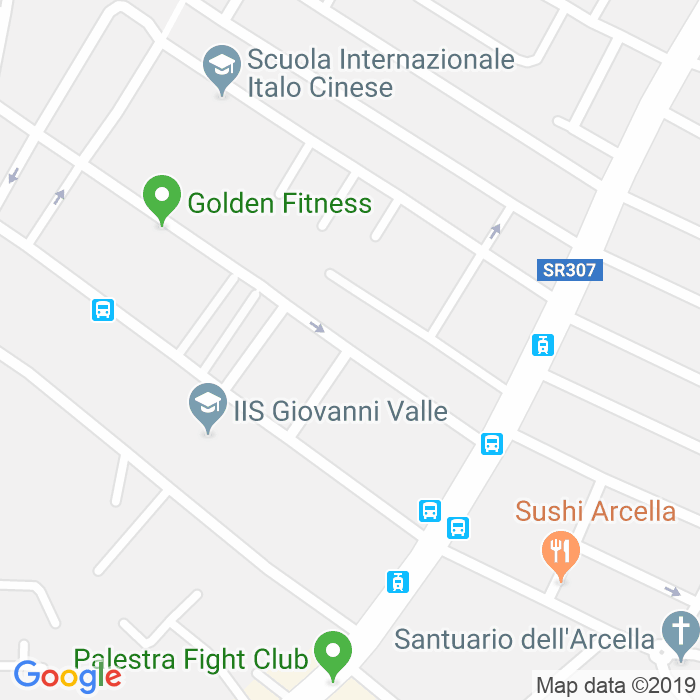CAP di Via Gioacchino Rossini a Padova