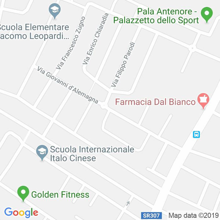 CAP di Via Giovanni D'Alemagna a Padova