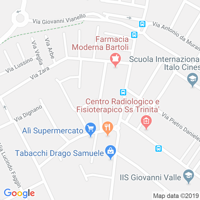 CAP di Via Cattaro a Padova